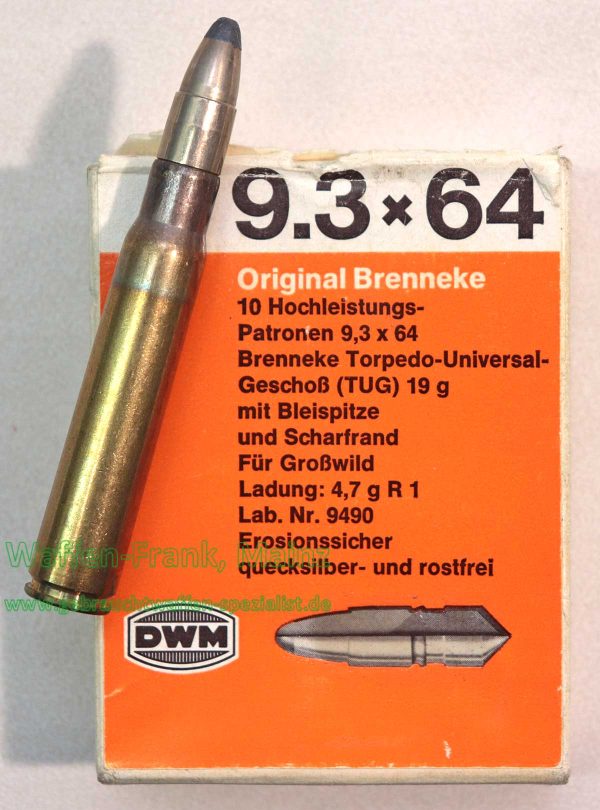 Büchsenpatronen 9,3x64