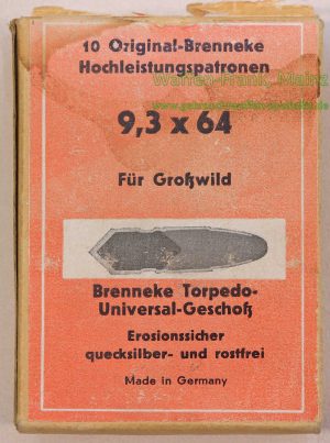 Büchsenpatronen 9,3x64