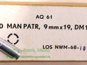 RWS (WZd.Fa.Rottweil) Platz/Manöverpatrone 9 mm Luger Platz/9x19