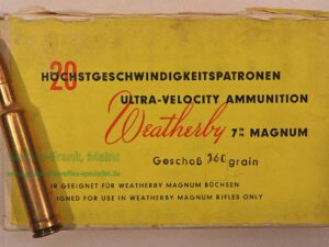 Weatherby - USA Büchsenpatronen 7 mm Weath.-Mag.