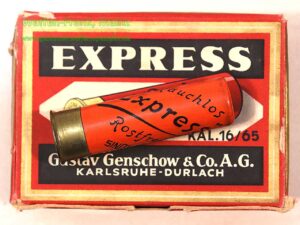 Genschow & Co., Berlin-Herstal Schrotpatronen 20/65