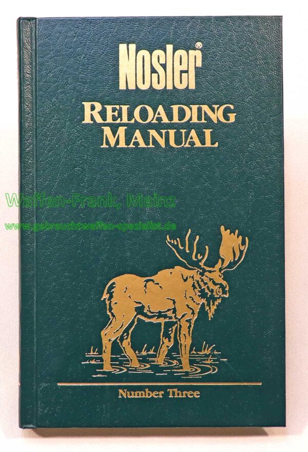 Nosler Buch Reloading Manual No. 3