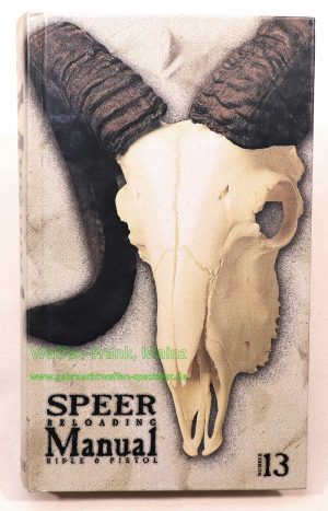 Speer / USA Buch Reloading Manual No. 13 Rifle & Pistol