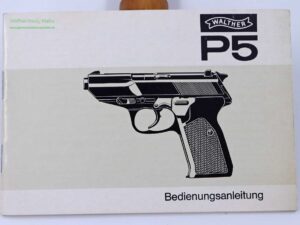 Walther - Ulm Bedienungsanleitung, Original Mod. P5