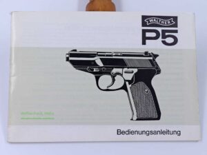 Walther - Ulm Bedienungsanleitung, Original Mod. P5