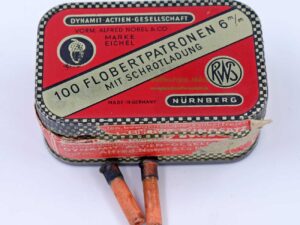 RWS (Dynamit AG) Nürnberg Flobert in original Blechdose 6mm Flobert einfach