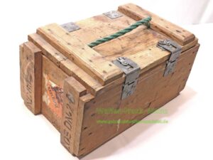 Deutsch Diverse Munitionskiste / Holz Holzkiste / Schatztruhe