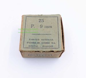FN  Fabrique Nationale Lüttich Pistolenmunition 9mmLuger/Parabellum/9x19