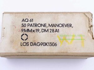 Dynamit Nobel Pistolenmunition/platz 9mmLuger/Parabellum/9x19