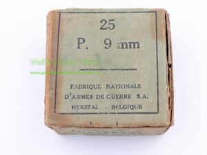 FN  Fabrique Nationale Lüttich Pistolenmunition 9mmLuger/Parabellum/9x19