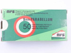 MFS Munition, Ungarn Pistolenmunition 9mmLuger/Parabellum/9x19