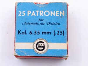Geco - Fürth Pistolenmunition 6,35mmBrowning/.25ACP