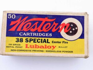Wester Cartridge Company, USA Revolvermunition .38Special