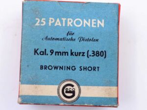Geco - Fürth Pistolenmunition 9mm Browning short/9x17