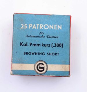 Geco - Fürth Pistolenmunition 9mm Browning short/9x17