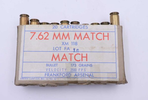 Frankfort Arsenal, USA Büchsenpatronen .308Win