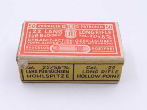 RWS (WZd.Fa.Rottweil) Randzünderpatronen .22lr
