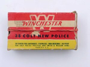 Winchester - USA Revolvermunition .38Colt New Police