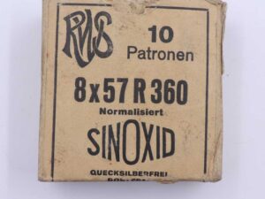 RWS (WZd.Fa.Rottweil) Büchsenpatronen 8x57R 360