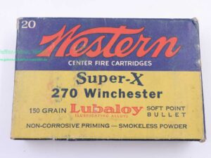 Wester Cartridge Company, USA Büchsenpatronen .270Win