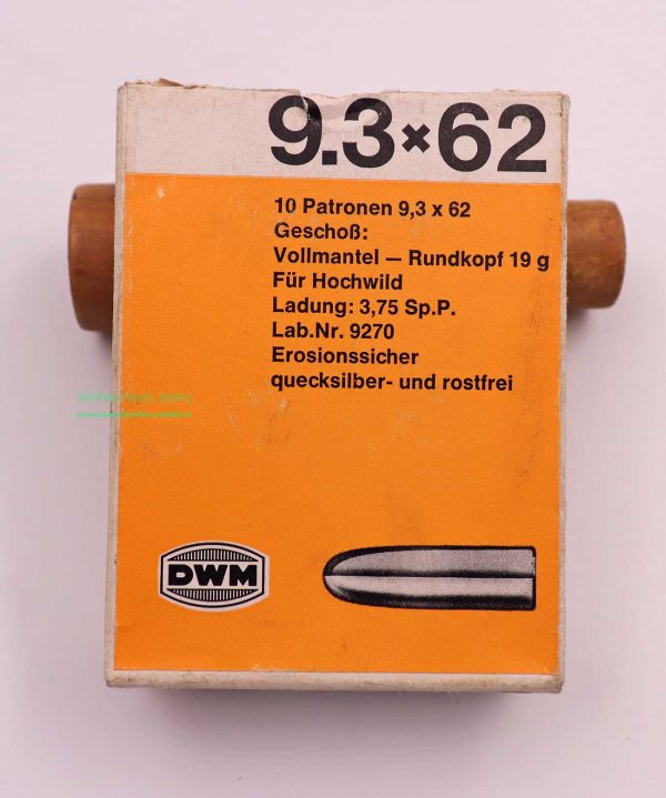 Büchsenpatronen 9,3x62