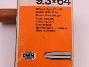 DWM, Berlin Büchsenpatronen 9,3x64