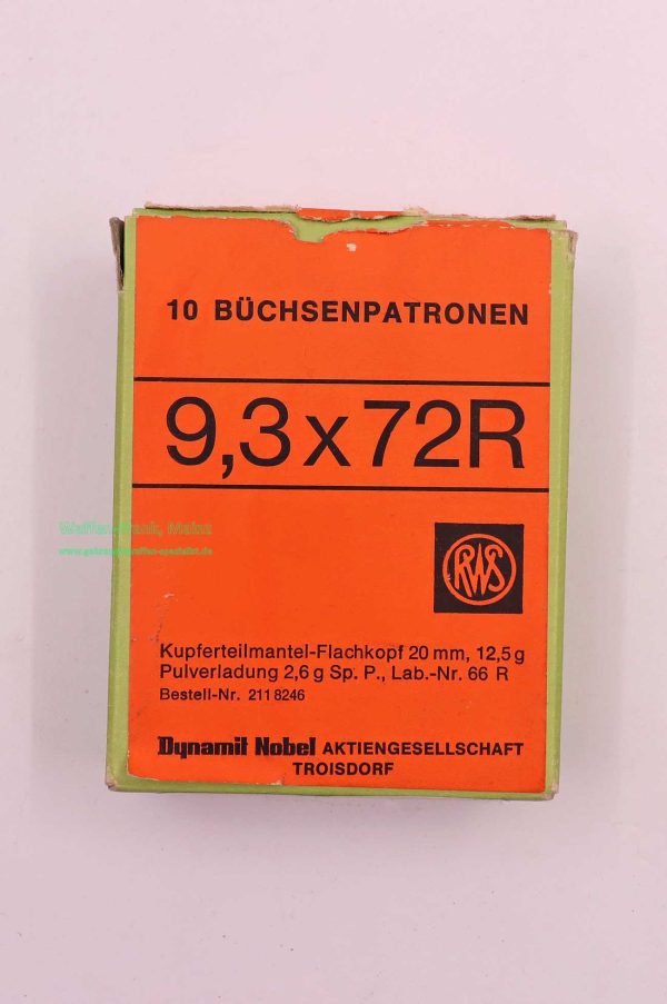 Büchsenpatronen 9,3x72R