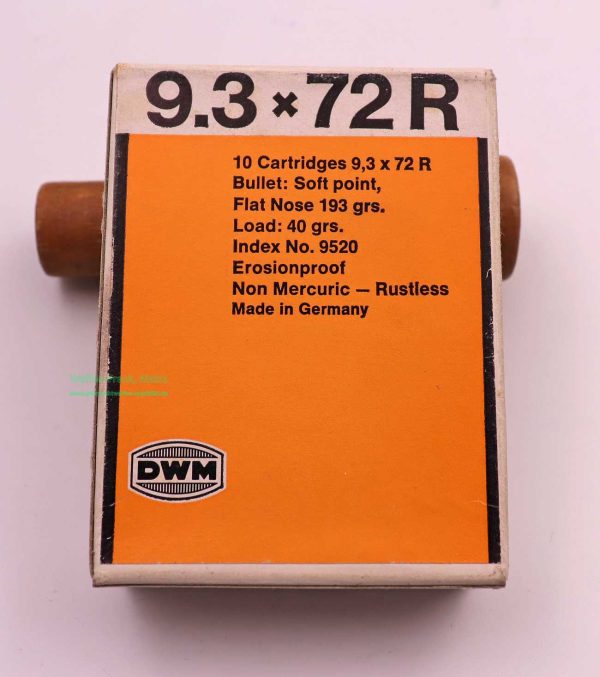 Büchsenpatronen 9,3x72R