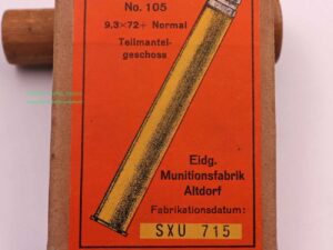 Eidg. Munitionsfabrik, Altdorf Büchsenpatronen 9,3x72R
