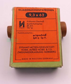 Büchsenpatronen 9,3x62