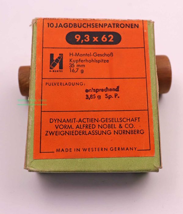 Büchsenpatronen 9,3x62