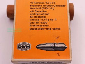 DWM, Berlin Büchsenpatronen 9,3x62