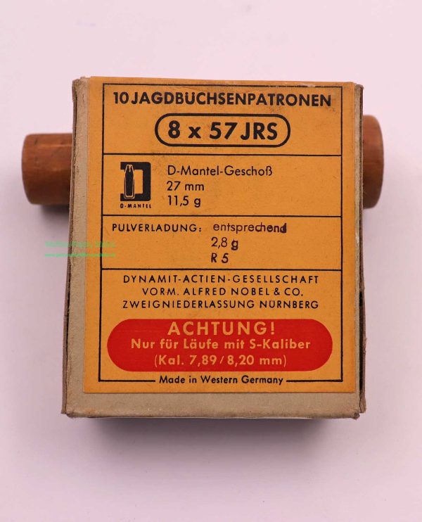 Büchsenpatronen 8x57JRS