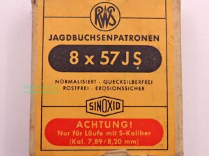 RWS (WZd.Fa.Rottweil) Büchsenpatronen 8x57JS