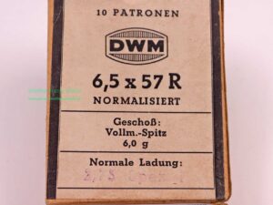 DWM, Berlin Büchsenpatronen 6,5x57R
