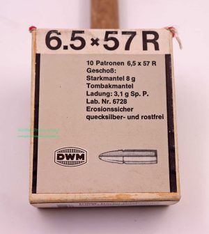 Büchsenpatronen 6,5x57R