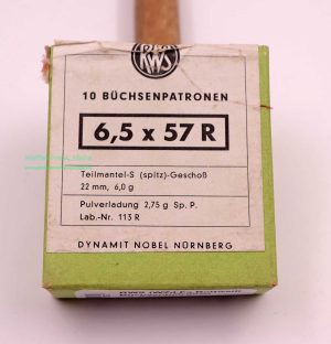 Büchsenpatronen 6,5x57R
