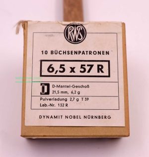 Büchsenpatronen 6,5x57R