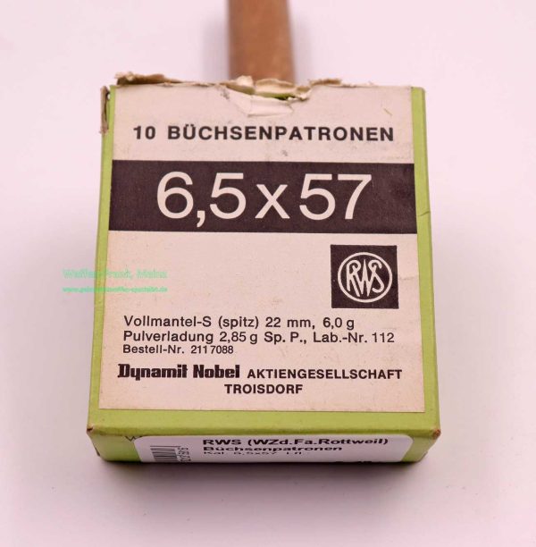 Büchsenpatronen 6,5x57