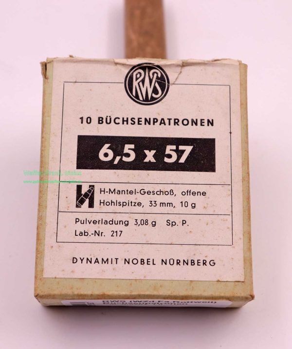 Büchsenpatronen 6,5x57