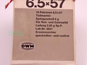 DWM, Berlin Büchsenpatronen 6,5x57