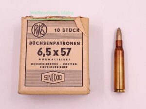 RWS (WZd.Fa.Rottweil) Büchsenpatronen 6,5x57