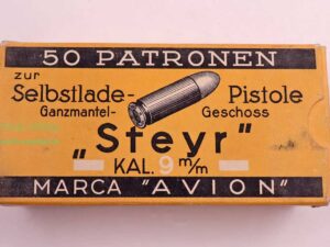 RWS (WZd.Fa.Rottweil) Pistolenmunition 9mmSteyr