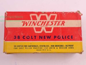 Winchester - USA Revolvermunition .38Colt New Police
