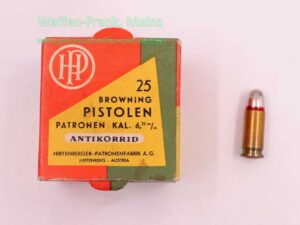 Hirtenberger / Österreich Pistolenmunition 6,35mmBrowning/.25ACP
