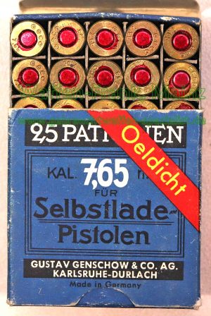 Pistolenpatronen 7,65 mm/.32 ACP