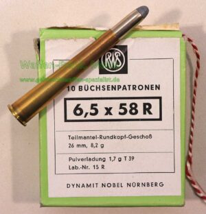 Büchsenpatronen 6,5x58R