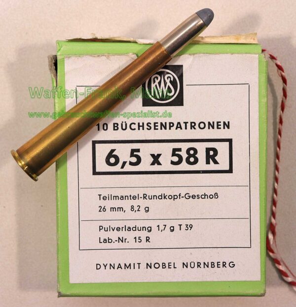 Büchsenpatronen 6,5x58R