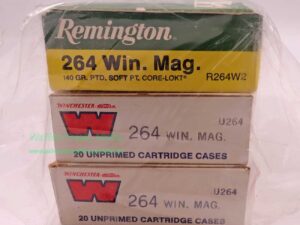 Diverse Hersteller Langwaffenhülsen, gebraucht .264 Winchester Magnum