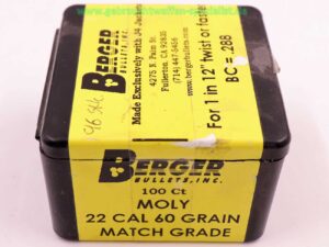 Berger Bullets USA Büchsengeschosse, Anbruch .22
